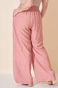 Conjunto Plus Size Blusa Manga Nula e Calça Rose