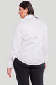 Camisa Plus Size em Tricoline Off White