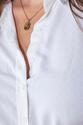 Camisa Plus Size Off White Maquinetada