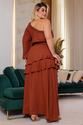 Vestido Longo Nula Manga Viscose Sarjada