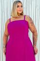 Vestido Plus Size Midi Alfaiataria