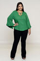 Blusa Plus Size Flor do Rio