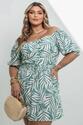 Conjunto Plus Size Curto Estampado