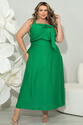 Saia Plus Size Longa Verde