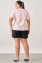 T-shirt Plus Size Malha de Algodão