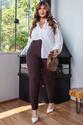 Calça Montaria Plus Size Marrom