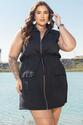 Vestido Plus Size Cargo Preto