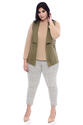 Colete Plus Size Alfaiataria