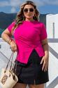 T-shirt Plus Size Canelada Pink