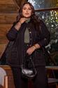 Conjunto Plus Size Jaqueta e Calça Pespontados