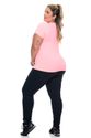 Blusa Plus Size Fit Proteção UV 50+ Confort Rosa