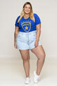 T-shirt Plus Size Brasil Azul