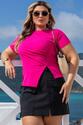 T-shirt Plus Size Canelada Pink