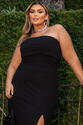 Conjunto Plus Size Preto Canelado