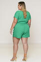 Blusa Plus Size em Viscose Verde