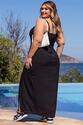 Vestido Plus Size Midi Alfaiataria