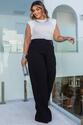 Calça Pantalona Plus Size Fivela