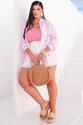 Camisa Plus Size Bordada Rose